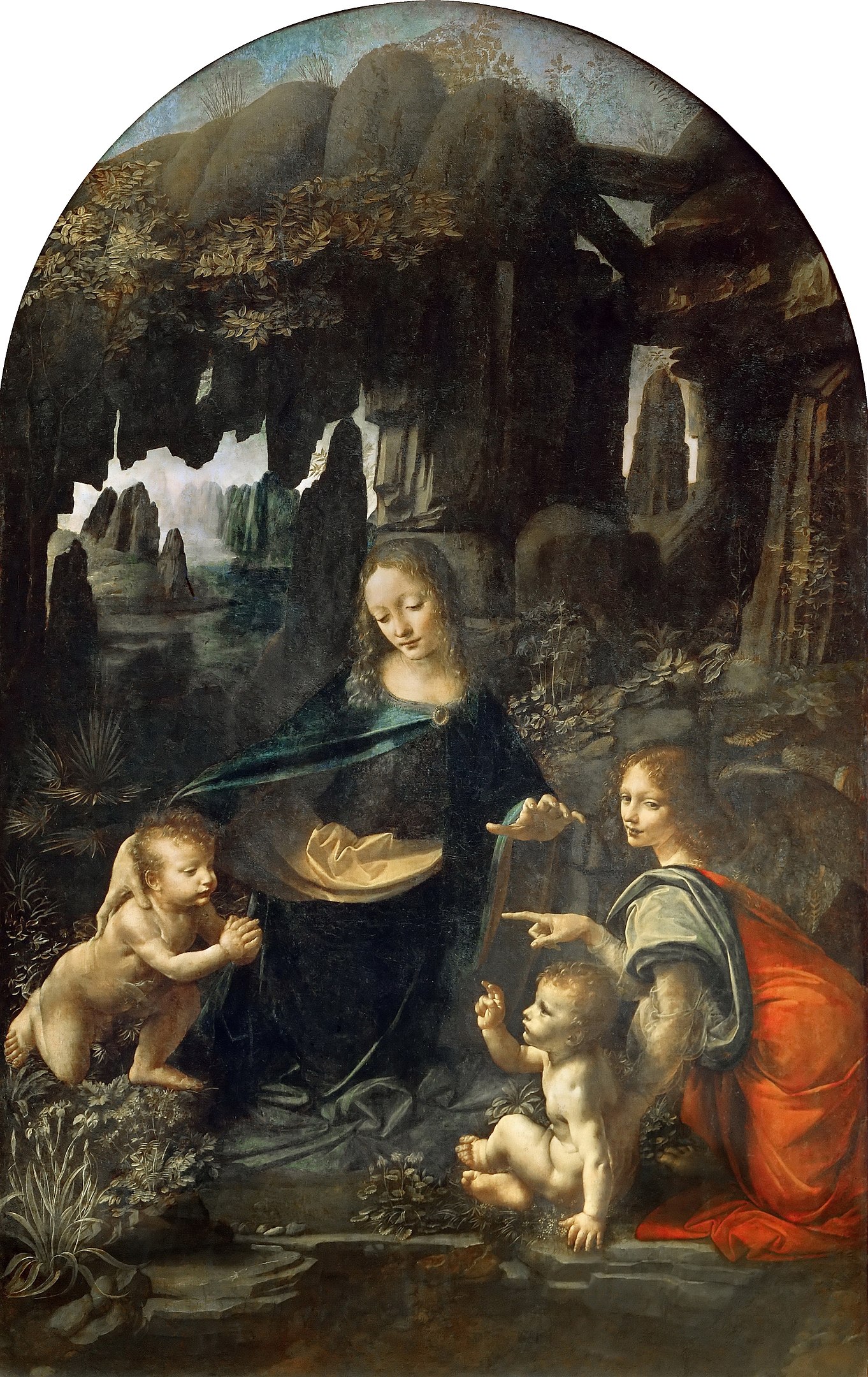 1362px leonardo da vinci vergine delle rocce (louvre)